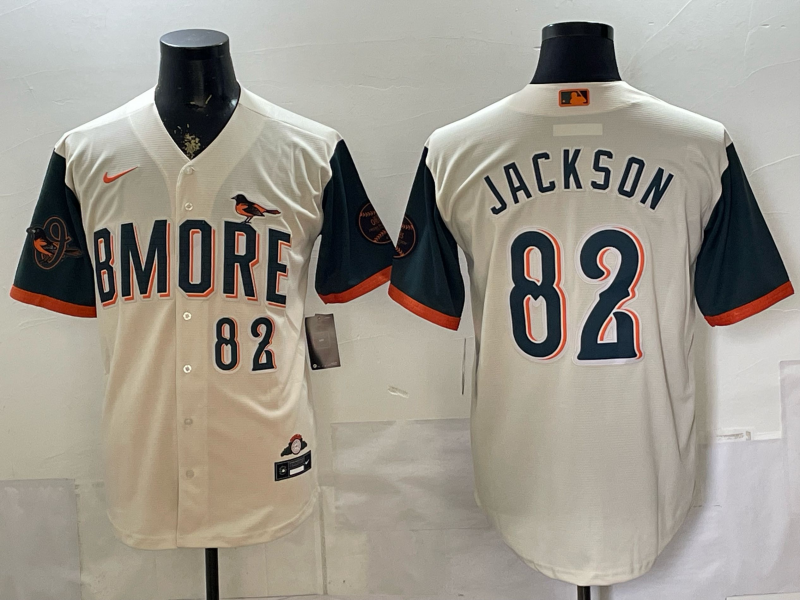 Men Baltimore Orioles #82 Jackson cream Game 2026 Nike MLB Jersey 0529002